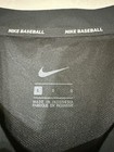 Nike Baseball Jacket Mens 3 4 Sleeve Pullover Black V-neck Windbreaker
