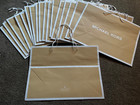 Michael Kors Mk Medium Paper Shopping gift Bag Lot Of 18 Tote 15  11x6 5  Unused