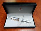 Sheaffer Prelude Signature Silver Plate Snakeskin Engraved Ballpoint Pen
