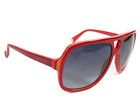 Gucci Kids Sunglasses Gg5005 c s Kp5jj Shiny Red Frames Gray Gradient Lenses