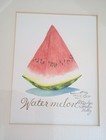 Watercolor Framed Art Print Numbered Limited Edition Signed Marilyn Friece Kelly