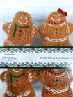 Kirkland s Home Christmas Collection Gingerbread Men Napkin Rings Set Of 4 New