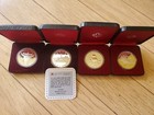 Lot Of 4 Canada Dollars 1979 1981 1982 1984 Silver Proof - Nice Collection