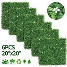 20x20  Artificial Boxwood Wall Hedge Mat Plant Panels Grass Fence Indoor Outdoor