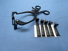 Aesculap Bv410 Caspar Cervical Retractor Set  Frame Plus 6 Blades  Ebony