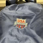 Team Usa Swimming Speedo 2008 Olympics Blue Red Backpack Used Team Members