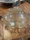 Vintage Textured Glass Piggy Bank Anchor Hocking Antique Old Banks Collectible