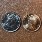 1867-1967 Canada Nickel penny 2 Coin Set Unc Beautiful Coins Commemorative