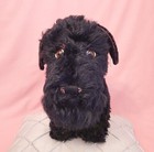 Vintage Steiff Large Scotty Dog German Black Mohair