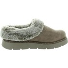 Bobs From Skechers Womens Keepsakes Lite - Cozy Blend Taupe Scuff Slippers 4895