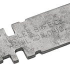 Mosler Safe Co  Xt17 Flat Steel Key 47mm - Vintage Key Hamilton Ohio - Ref k48