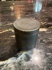 Antique 1800 s Smith Criggs Fasteners Brass Advertising Tin Victorian Round