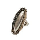 Vintage Bells Trading Post Sterling Silver Concho Ring - Fred Harvey Era Size 5