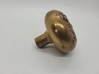 Antique Cast Brass Bronze Door Knob Victorian Eastlake Embossed Design