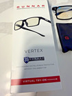 Gunnar Vertex Onyx Clear  Nib