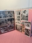 Large Vintage Hollywood Movie Screen Stars Scrapbook Pictures Clippings Ads