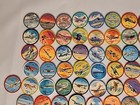 Vintage 1960 s Jell-o Aircraft Poker Chips Picture Wheels Lot Of 109