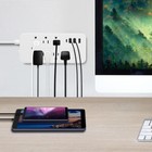 Us Wall Mountable Usb Surge Protector Power Strip 8 Outlet Plugs   4 Usb Ports