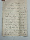 Widow s Letter Of Request For Husbands Discharge Papers 7th Michigan Inf  1891