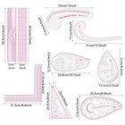 Fashion Clear Metric Sewing Ruler Set french Curve Pattern Rulers For Beginne   