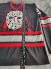 Friday The 13th Jason Voorhees Hockey Jersey Official License Horror Movie Shirt