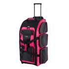 30 Inch Rolling Duffel Bag Multi Pocket Travel Luggage Telescoping Handle Wheels