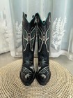 British Western Cowboy Womens Embroidery Knee High Boots Kngiht Block Cuban Heel