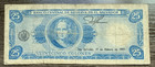 El Salvador Scarce 23 Dic 1976 25 Colones Acajutla Seaport Design Serie Qg