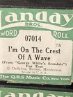 Lot Of  12 Vintage Antique Bros  Piano Rolls