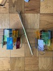Mid Century Mcm 1960s Vintage Multi Color  Lucite Tension Pole Light Lamp Parts