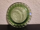 Mgm Grand Hotel   Casino Vintage Green Glass Ashtray  Las Vegas Nevada 