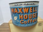 Vintage Maxwell House Coffee Can 1 Pound Lot Of 2