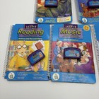 Leap Frog Leappad Interactive Books Lot Leap 2 W  Cartridges  5 
