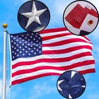 Us American Flag  100  Made In Usa Luxury Embroidered United States Flag Outdoor