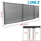 Lablt 4 X 108 Ft Pool Fence For Inground Pools - Removable Child Safety Fencing