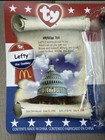 1996 Ty Mcdonalds Beanie Baby Lefty The Donkey American Trio New Sealed