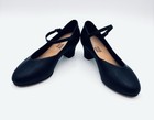 Bloch Broadway Lo Character Dance Shoes Black Heels Womens Size 6 5 S0385l
