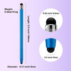 2pcs Stylus Pen Touch Screen Rubber Tip Styluses For Ipad Tablet Android Phone