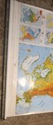 Vintage 1990s Nystrom School Pull-down Map Excellent 