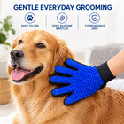 2pcs Pet Grooming Gloves Dog Cat Hair Removal Deshedding Massage Brush