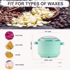 Wax Heater Warmer Hair Removal 300g Beans Depilatory Waxing Kit Silicone Wax Pot