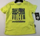 Volcom Toddler Boys 2pc Swim Set 18 M Neon Graphic Tee Quick Dry Swim Trunks Nwt