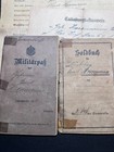 Wwi Imperial German Army Military Pass   Soldbuch Emil Hermann Ek2 Rir69 Somme