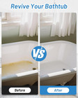 Tub And Tile Paint Refinishing Kit  35oz Tub Paint For Bathtub  Semi-gloss Batht