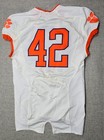 Clemson Tigers Football Jersey Mens 46 L White Game Worn Team Issued Nike  42