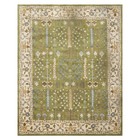 Multi Size Green Hand Tufted Arts   Crafts Traditional Wool Oriental Area Rug