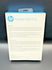 Ssd Hp Portable Hard Drive External 500gb P500 Red Factory Sealed Usb
