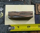 Antique Vtg Pliers Tool Letterpress Print Type Ornament Cut Stamp Block