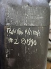 Rare  noah s Ark  Hand Carved Folk Art Signed By Ted   Reb Nichols  2 1990 Ds29
