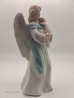 Vintage Homco  1434 Guardian Angel With Baby Porcelain Figurine -home Interior